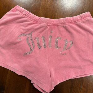 Juicy Couture Big Bling Terry Shorts — Medium